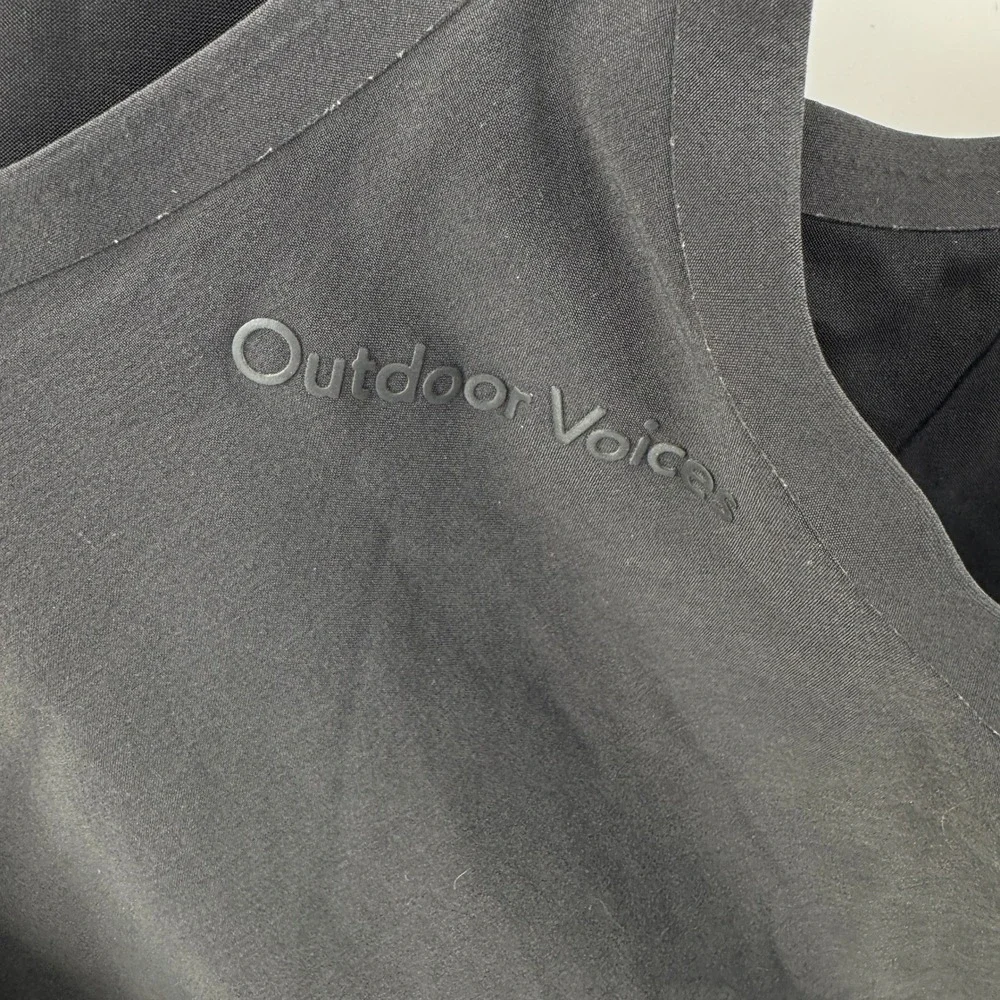 Outdoor Voices The Exercise Lined Tennis Golf Mini Dress Women's Size XS Black